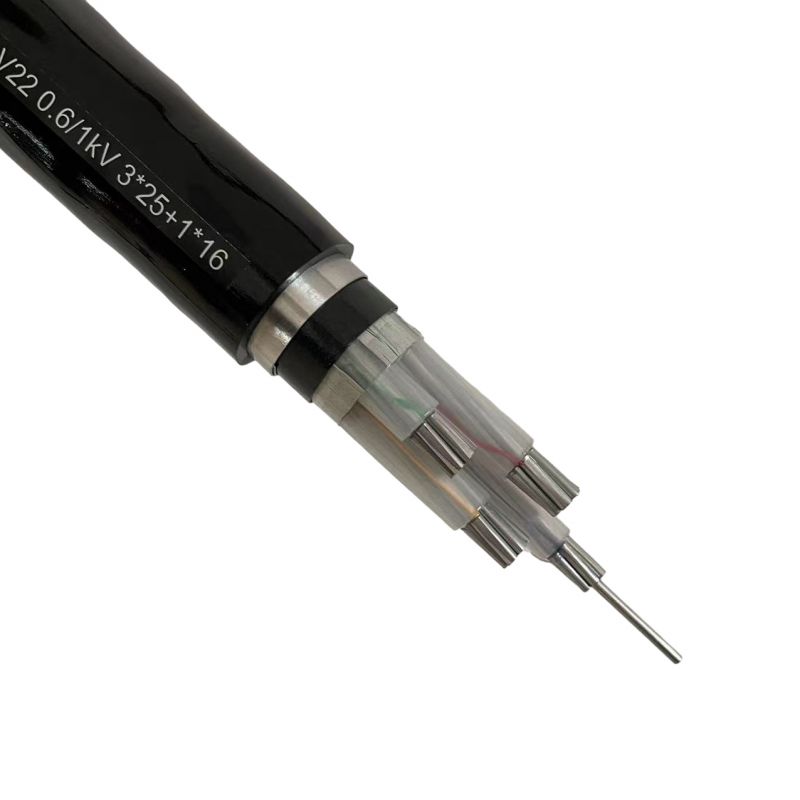 阻燃鋁芯交聯聚乙烯絕緣聚氯乙烯護套鋼帶鎧裝電力電纜-ZA-YJLV22